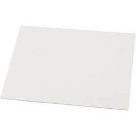 Panneau en toile, A4, dim. 21x29,7 cm, ép. 3 mm, 280 gr, blanc, 1 pièce [HOB-225140]