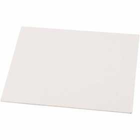 Pannello telato, A4, misura 21x29,7 cm, spess. 3 mm, 280 g, bianco, 10 pz/ 1 conf. [HOB-22514]