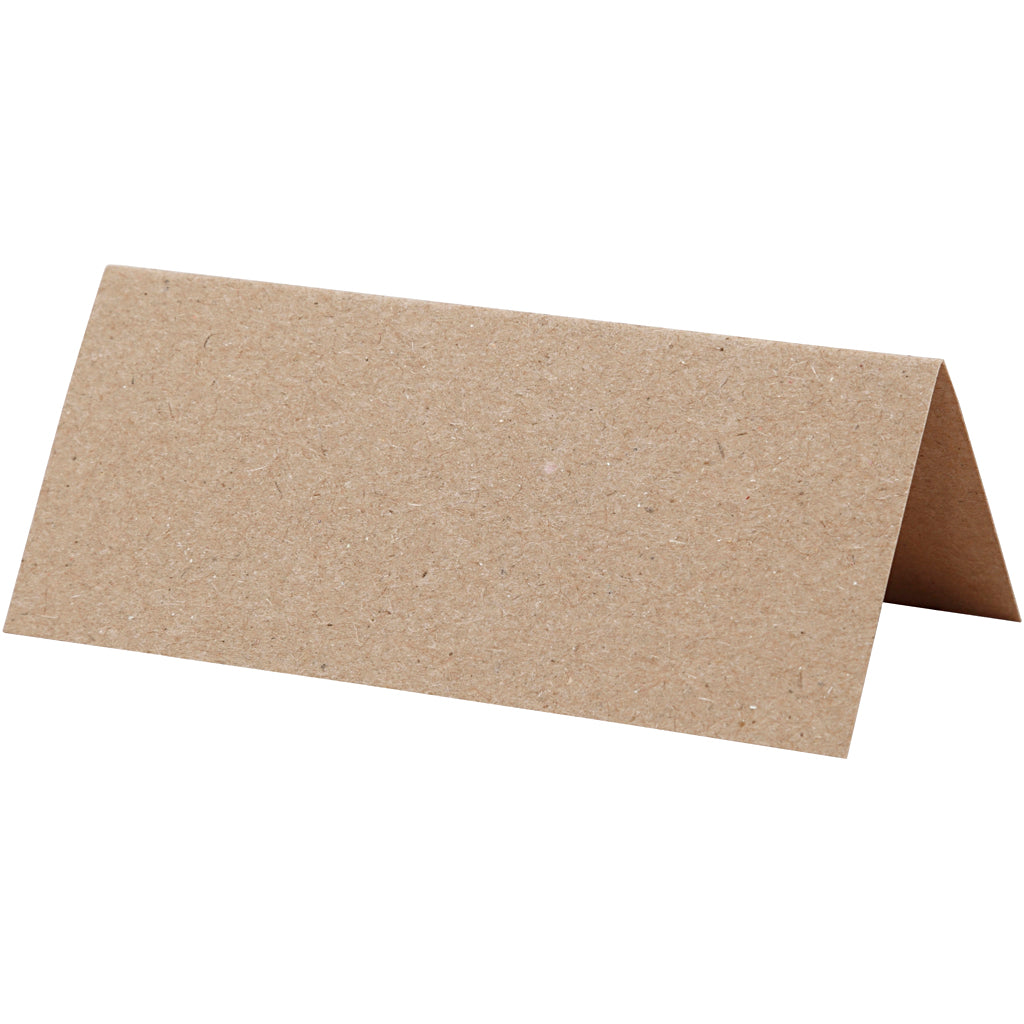 Marque-places, dim. 9x4 cm, 220 gr, naturel, 20 pièces/ 1 Pq. [HOB-228716]