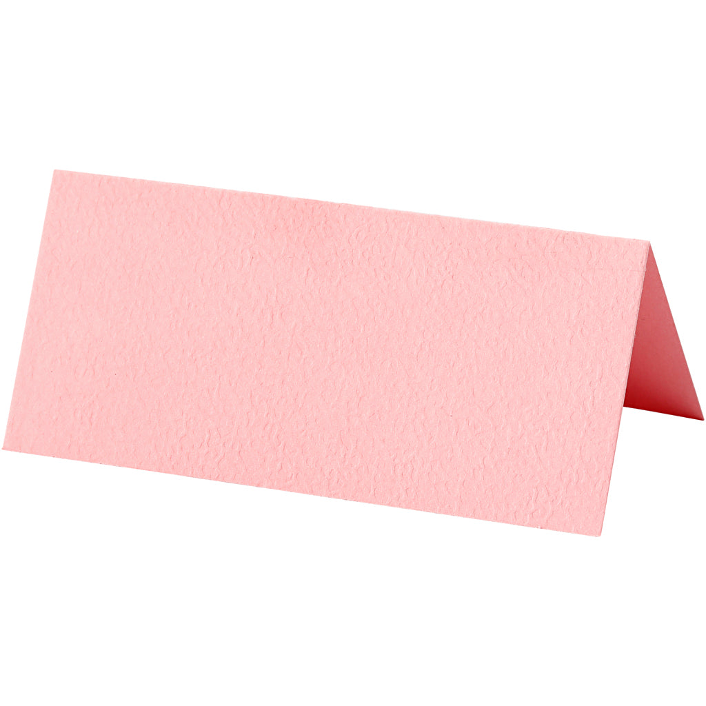 Marque-places, dim. 9x4 cm, 220 gr, rose clair, 20 pièces/ 1 Pq. [HOB-228719]