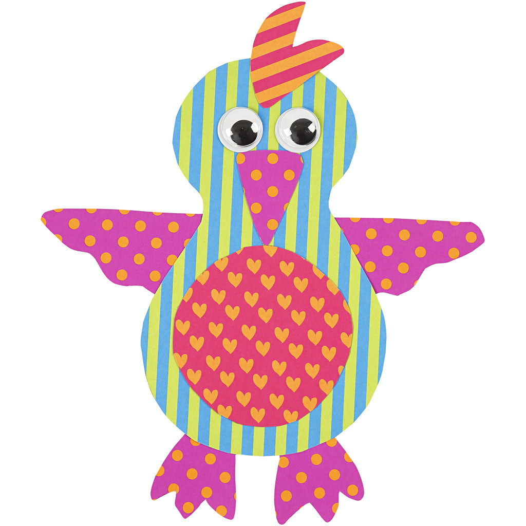 Papier Cartonné à Motifs, A4, feuille 210x297 mm, 250 gr, ass. de couleurs, 20 flles ass./ 1 Pq. [HOB-229850]