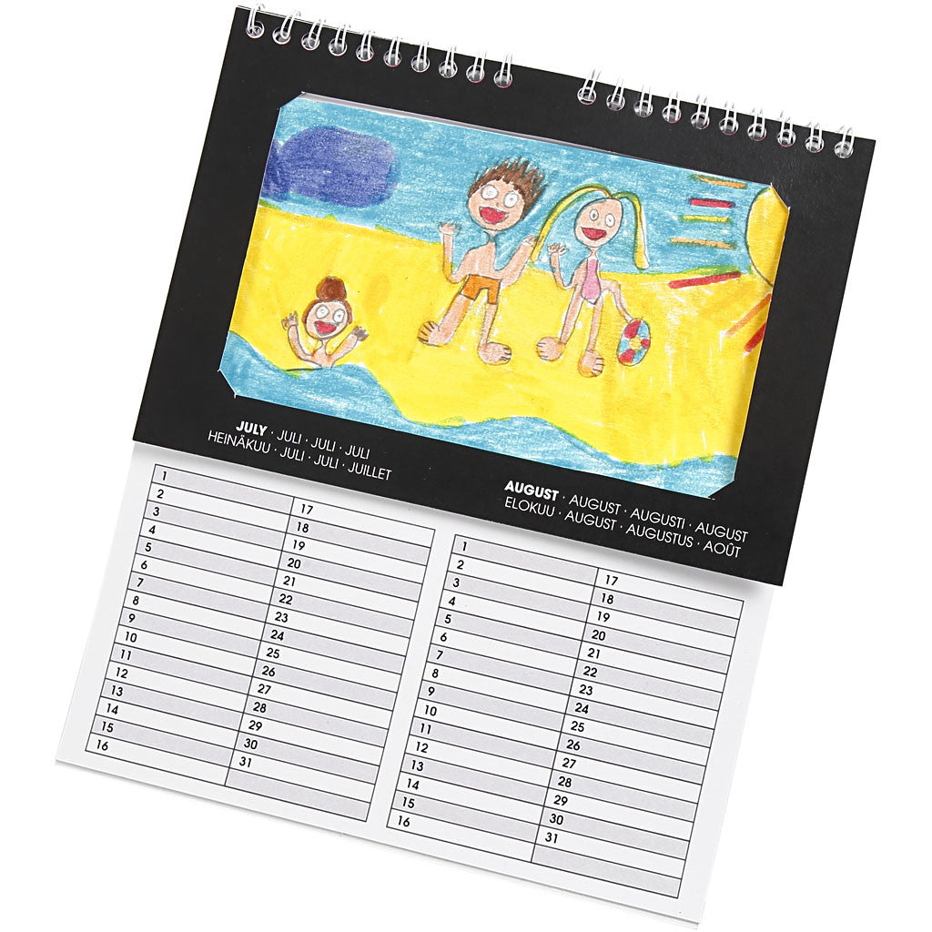 Ewiger Kalender, Größe 19x23 cm, 180 g, 5 Stk/ 1 Pck [HOB-23276]