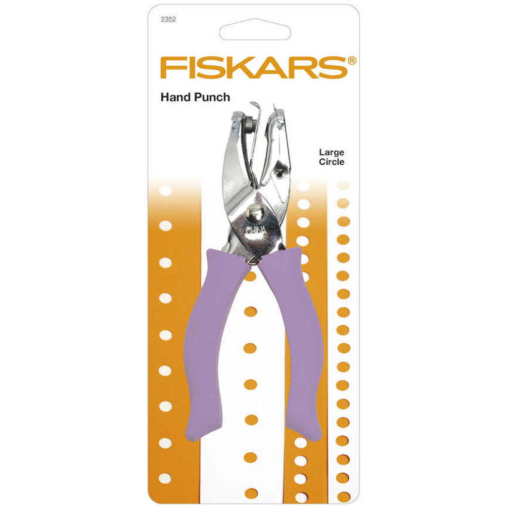 Fiskars Hand-Motivstanzer, Großer Kreis , Lochgröße 6 mm, 1 Stk [HOB-2352]
