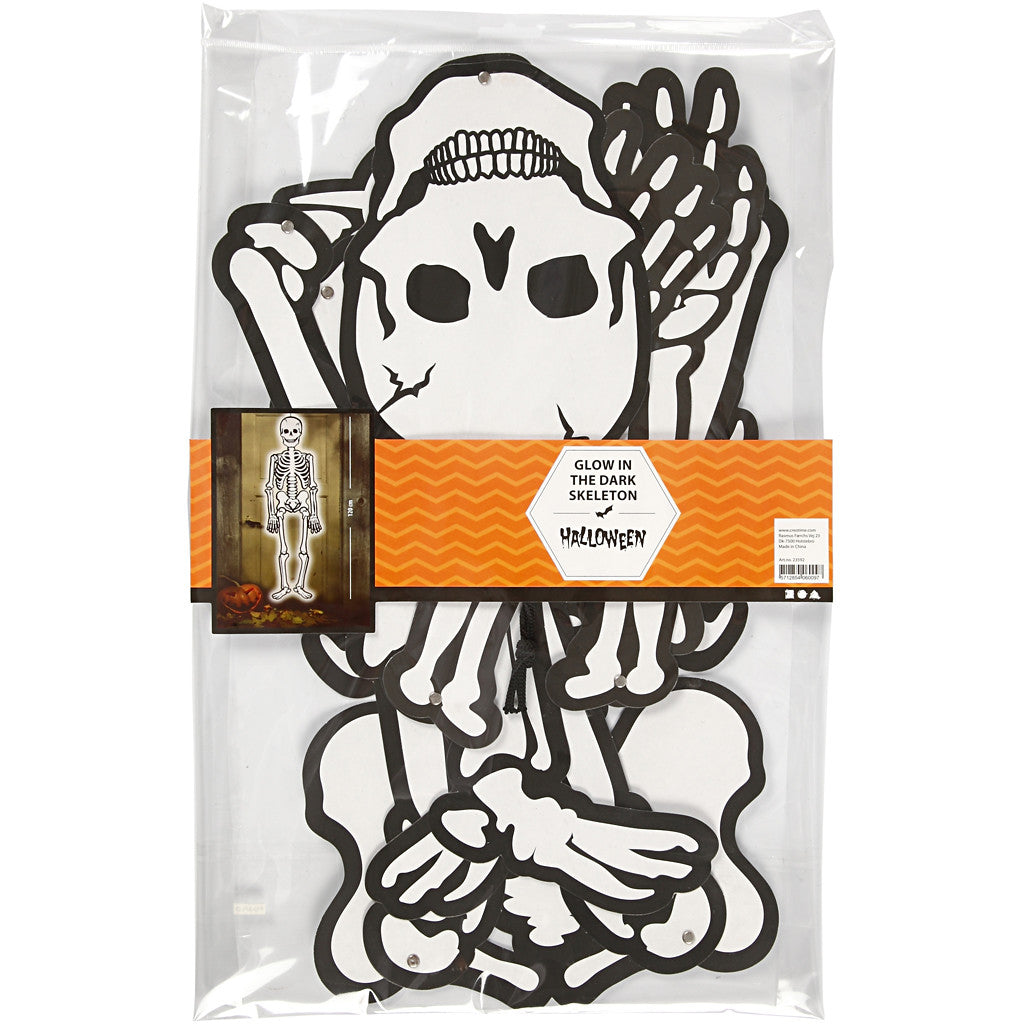 Skelett, H 120 cm, 300 g, Weiß, 1 Stk [HOB-23592]