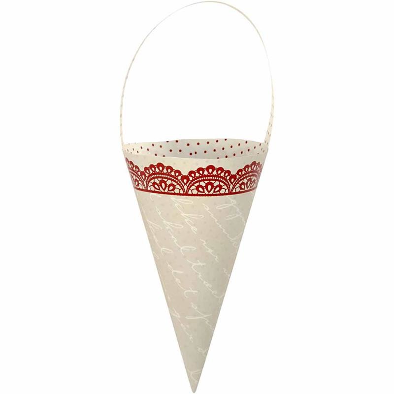 Coni Vivi Gade, H: 13 cm, 160 g, 10 pz/ 1 conf. [HOB-23863]