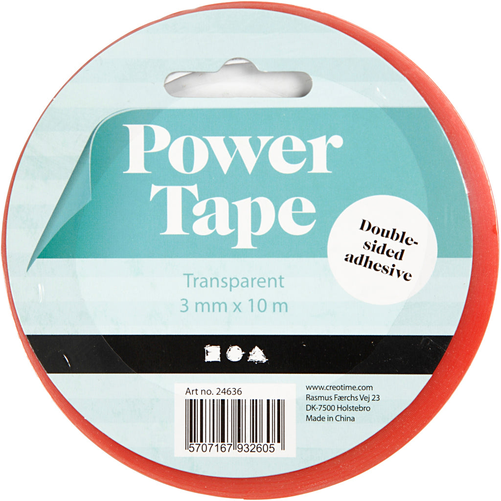 Power Tape, B 3 mm, 10 m/ 1 Rolle [HOB-24636]