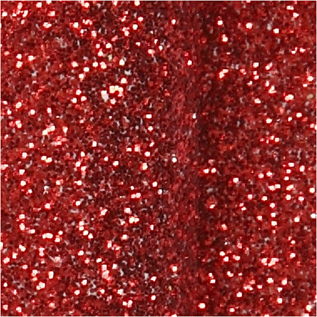 Noeud en papier, dim. 31x85 mm, glitter rouge, 4 pièces/ 1 Pq. [HOB-24777]