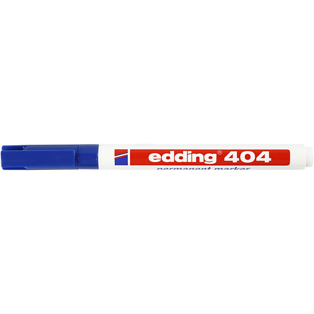 Pennarello Edding 404, ampiezza tratto 0,75 mm, blu, 1 pz [HOB-25039]