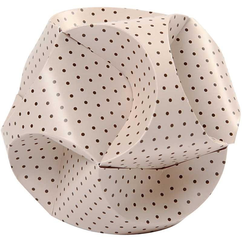 Click Ornaments, D 9 cm, Größe 5,5x28,4 cm, 9 Set/ 1 Pck [HOB-25140]