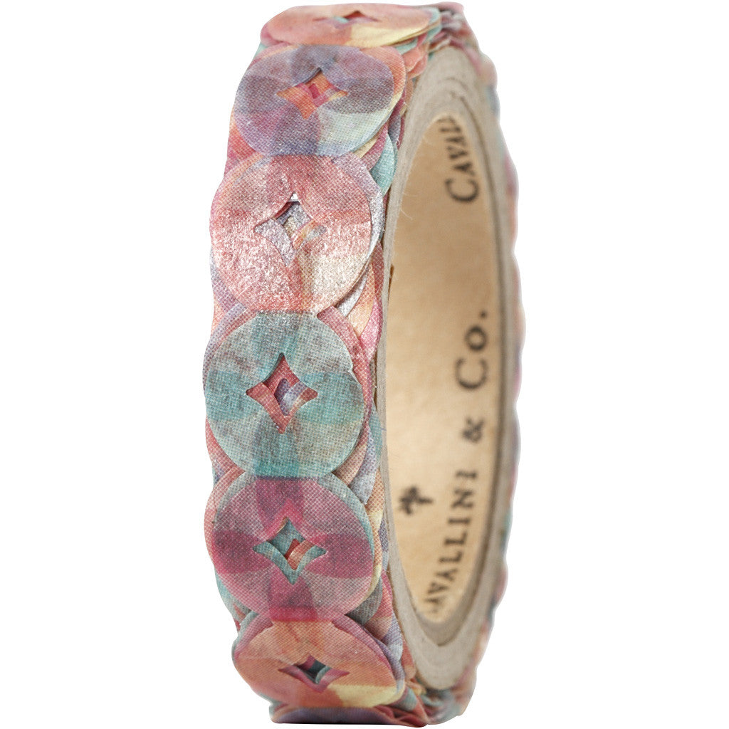 Lace Washi Tape , L: 10 mm, 5 m/ 1 rot. [HOB-25266]