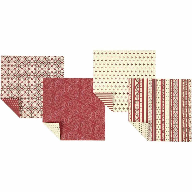 Origami-Papier, Größe 10x10 cm, 80 g, 50 Bl. sort./ 1 Pck [HOB-25520]