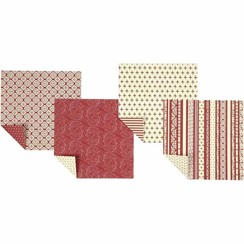 Papier Origami, dim. 15x15 cm, 80 gr, 50 flles ass./ 1 Pq. [HOB-25521]
