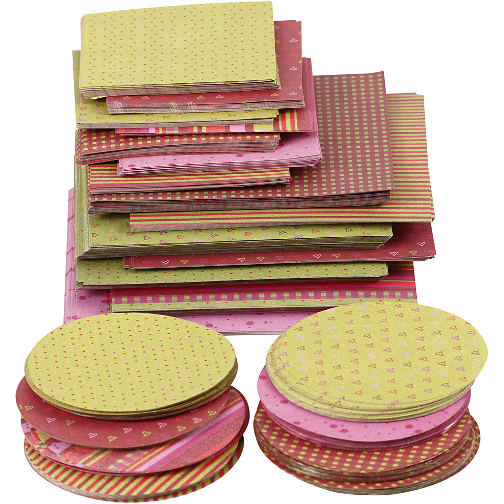 Origami-Papier - Sortiment, 80 g, 900 Bl. sort./ 1 Pck [HOB-25531]