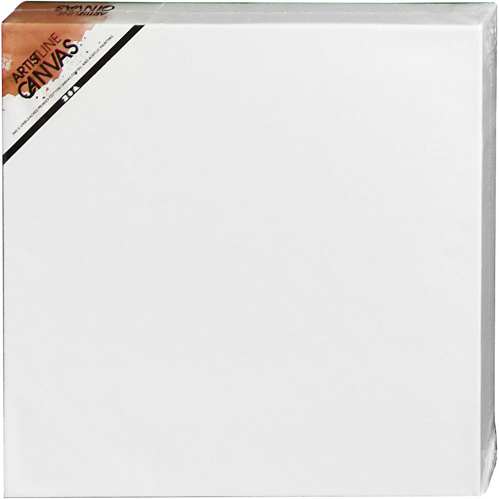 Leinwand, T 3,7 cm, Größe 30x30 cm, 360 g, Weiß, 1 Stk [HOB-257250]
