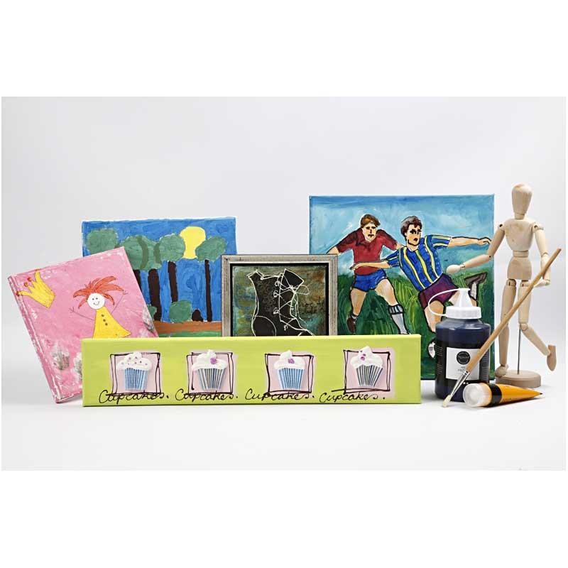 Entoilé, P: 1,6 cm, dim. 15x15 cm, 280 gr, blanc, 80 pièces/ 1 Pq. [HOB-25744]