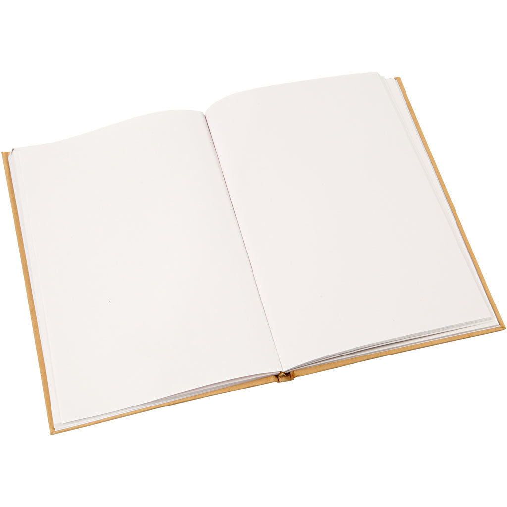 Quaderno, A5, spess. 8 mm, 80 g, marrone, 1 pz [HOB-26367]