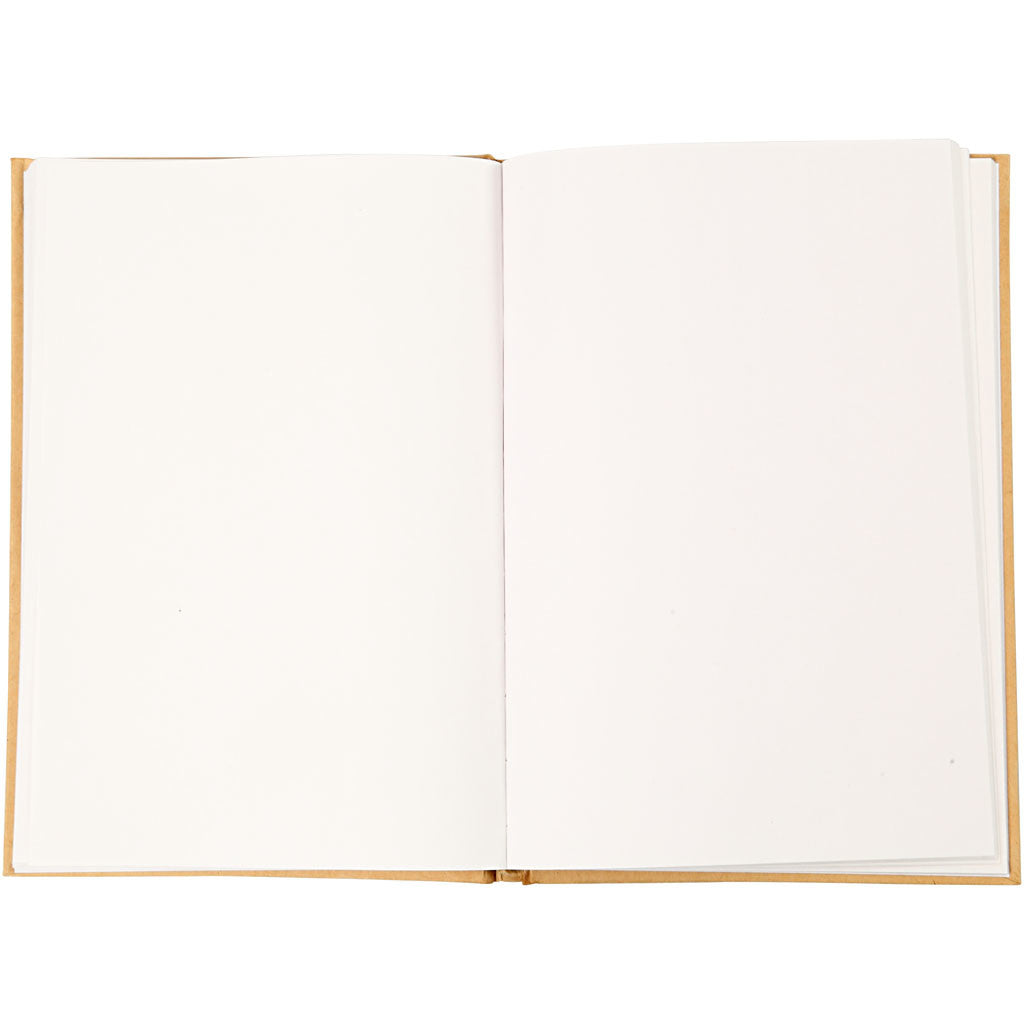 Quaderno, A5, spess. 8 mm, 80 g, marrone, 1 pz [HOB-26367]