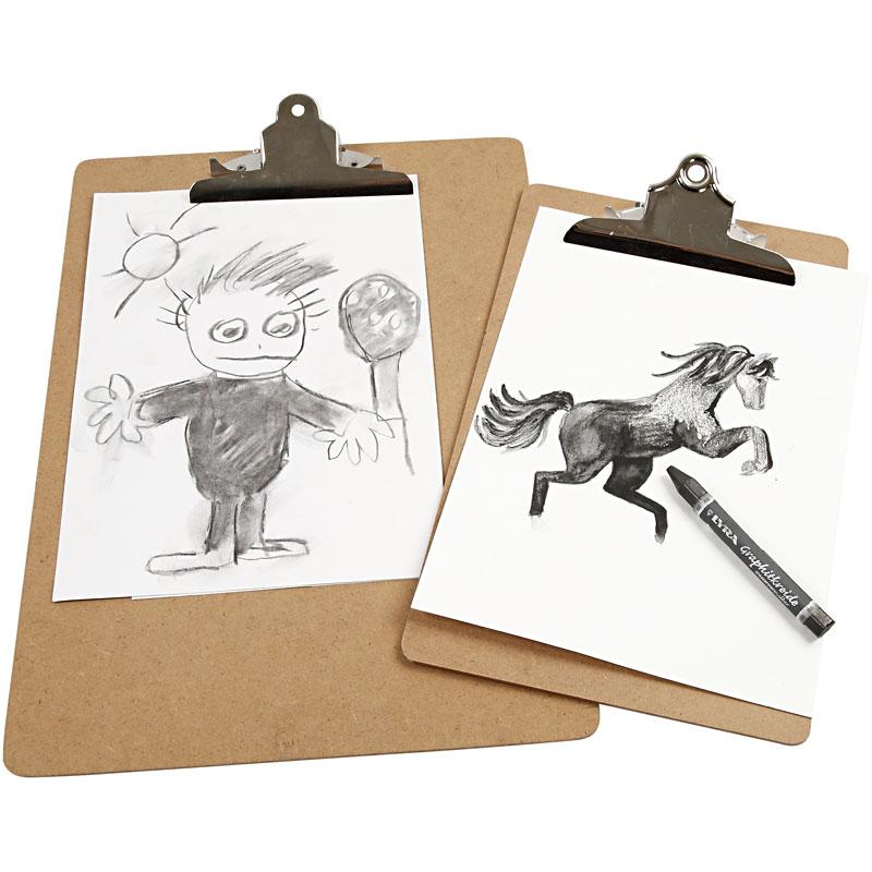 Portablocco, A4, misura 23x34x0,3 cm, 1 pz [HOB-265880]