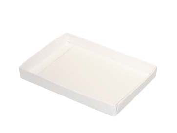 Scatoline in carta kraft Bianco 9.5x1.6x13.7cm (25 pezzi) [WH10]