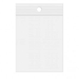 Sachet zip transparent PE-BD avec trou pour suspension 22,9x30,5cm (100 pièces) [2PR912]