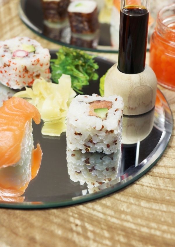 Piastra specchio rotonda Ø20cm bordo smussato (1 pc) [IFS-30200]