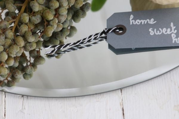 Plateau miroir rond Ø 50cm à bord biseauté (1 pièce) [IFS-30203]