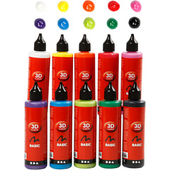 3D Liner, colori asst., 10x100 ml/ 1 conf. [HOB-30388]