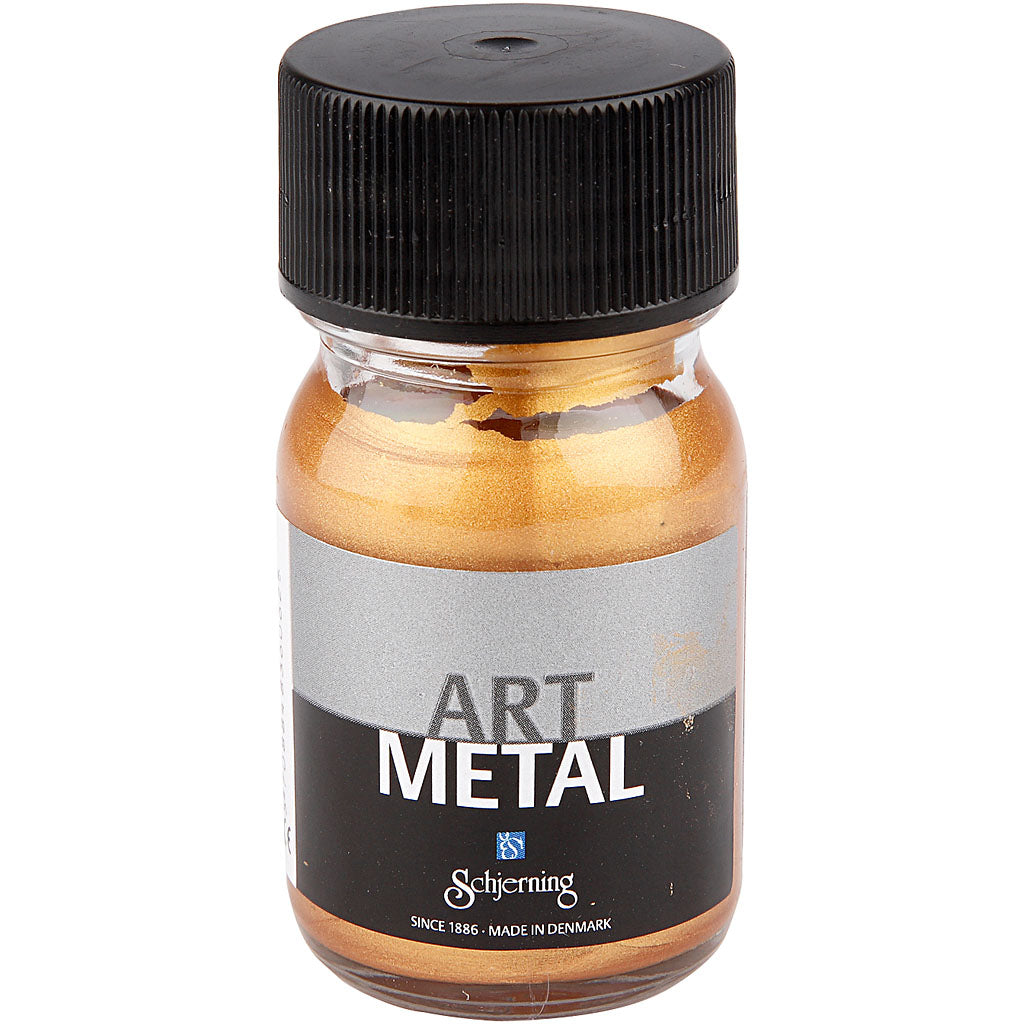 Craft Paint Metallic, medium gold(5104), 30 ml/ 1 bottle