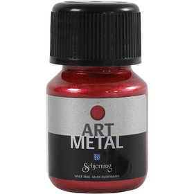 Art Metal Farbe, Lava-Rot(5112), 30 ml/ 1 Fl. [HOB-307150]