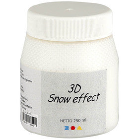 Effet neige 3D, blanc, 250 ml/ 1 boîte [HOB-31742]