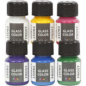Glass Frost, ass. de couleurs, 6x30 ml/ 1 Pq. [HOB-31760]