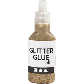 Colla glitter, oro, 25 ml/ 1 bott. [HOB-318210]