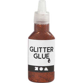 Glitzerkleber, Orange, 25 ml/ 1 Fl. [HOB-318230]