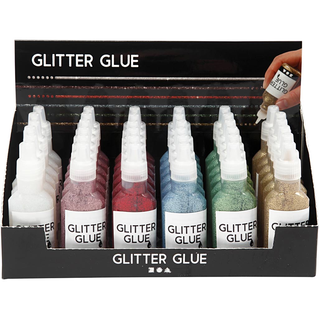 Colla glitter, 36x25 ml/ 1 conf. [HOB-31840]