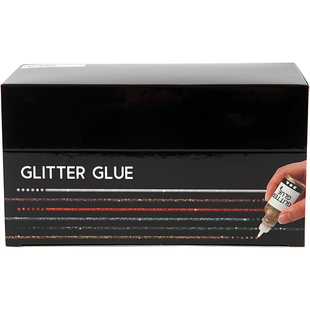 Glitzerkleber, 36x25 ml/ 1 Pck [HOB-31840]