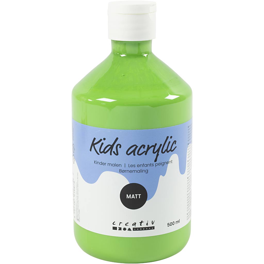 Acrylic Paint Matte, light green, 500 ml/ 1 bottle