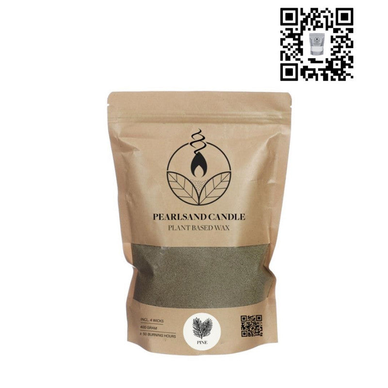 Candela profumata Pearlsand 400 g pino (6 pezzi) [IFS-32920]