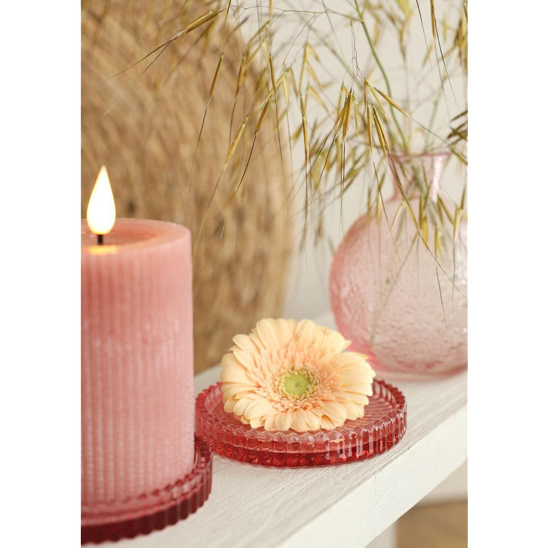 Coppette in vetro Kate Ø 10 cm, H. 6,5 cm, rosa, set da 4 (6 pezzi) [IFS-34101]