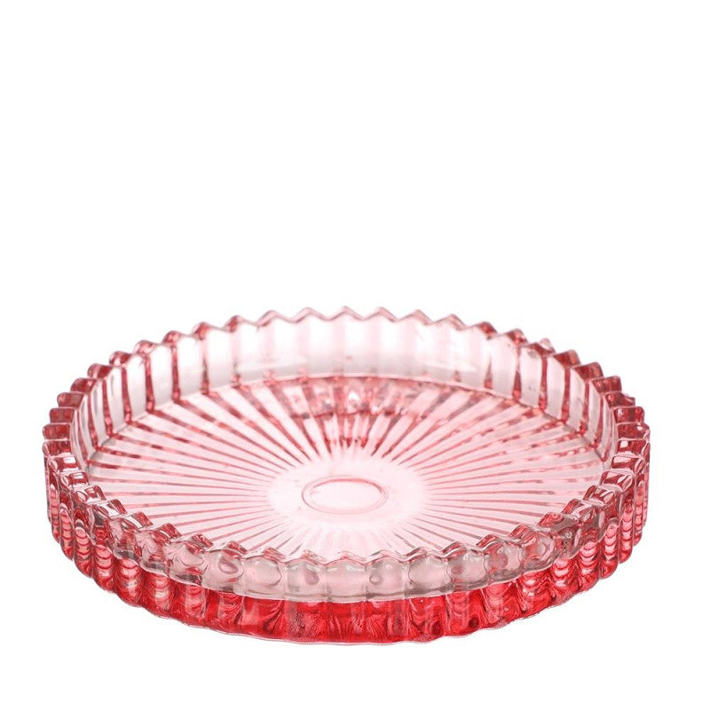 Coppette in vetro Kate Ø 10 cm, H. 6,5 cm, rosa, set da 4 (6 pezzi) [IFS-34101]