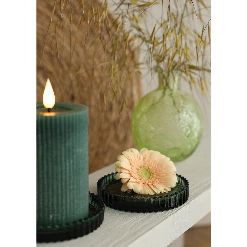 Coppette in vetro Kate Ø 10 cm, H. 6,5 cm, verde scuro, set da 4 (6 pezzi) [IFS-34108]