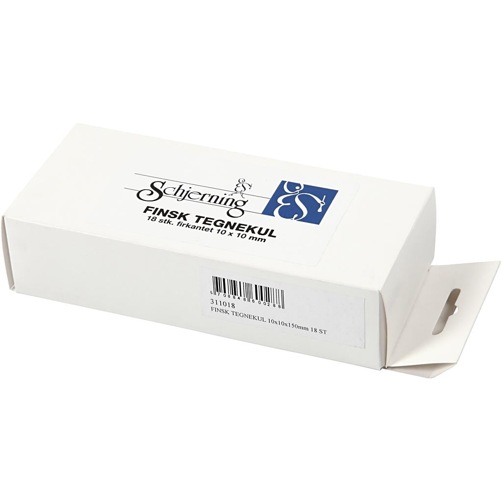 Carboncini, L: 15 cm, misura 10x10 mm, 18 pz/ 1 conf. [HOB-34467]