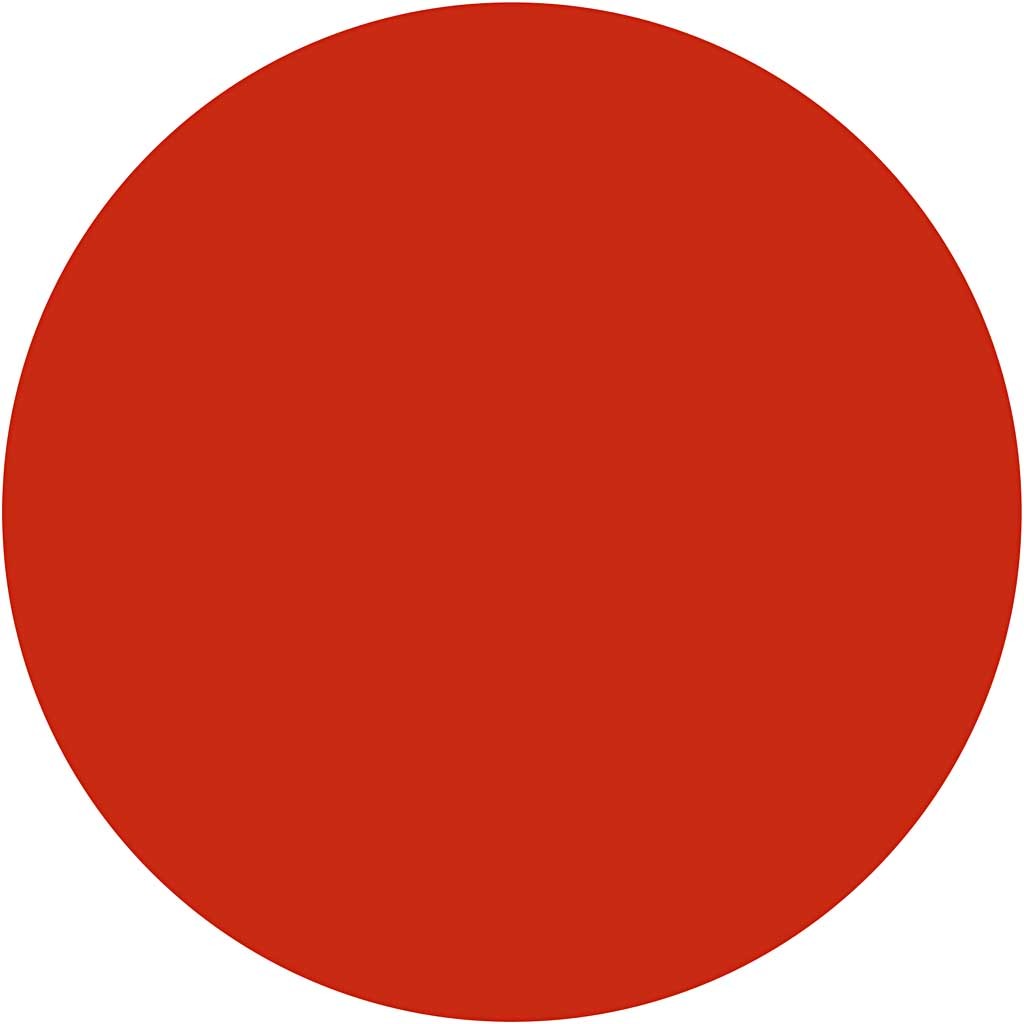 Pastilles aquarelles, H : 16 mm, d 44 mm, rouge, 6 pièces/ 1 Pq. [HOB-34481]