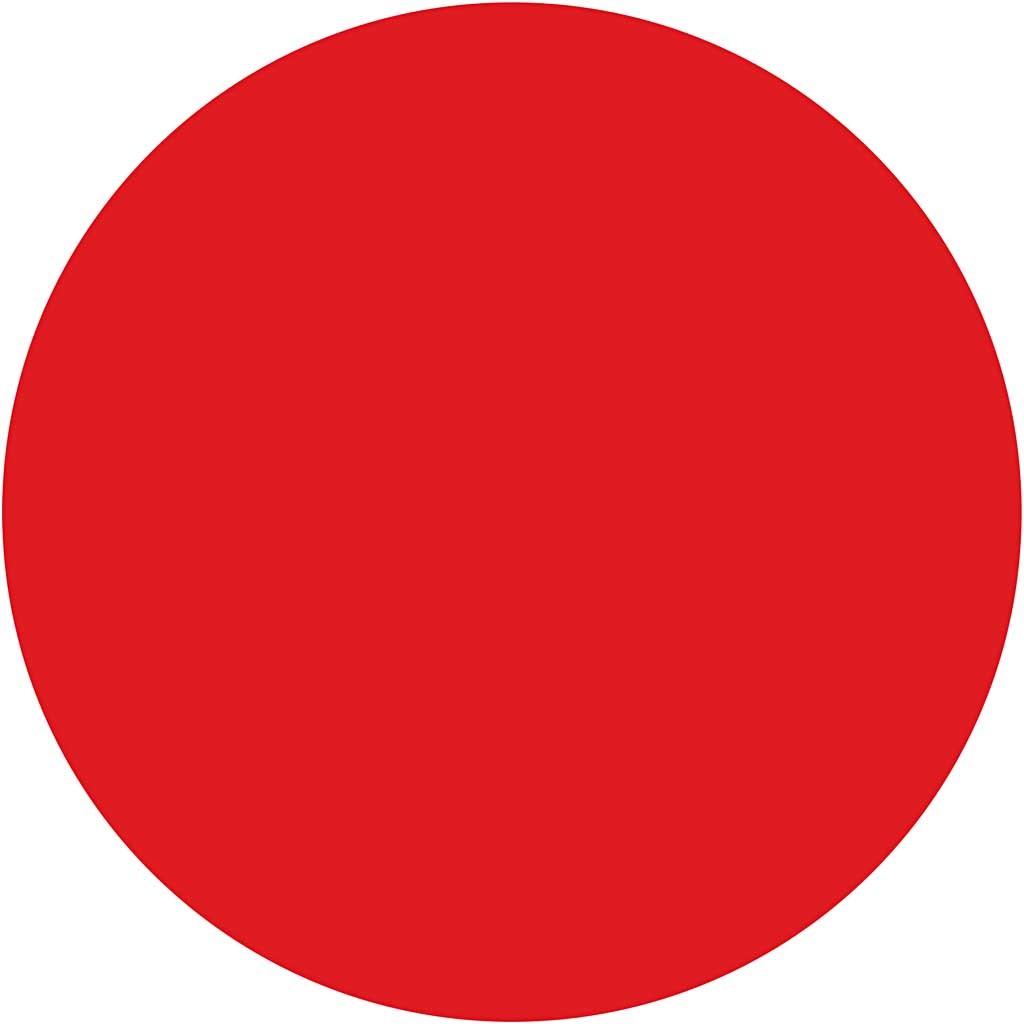 Acrylfarben, Mattglänzend, Halbtransparent, Primärrot, 500 ml/ 1 Fl. [HOB-35404]