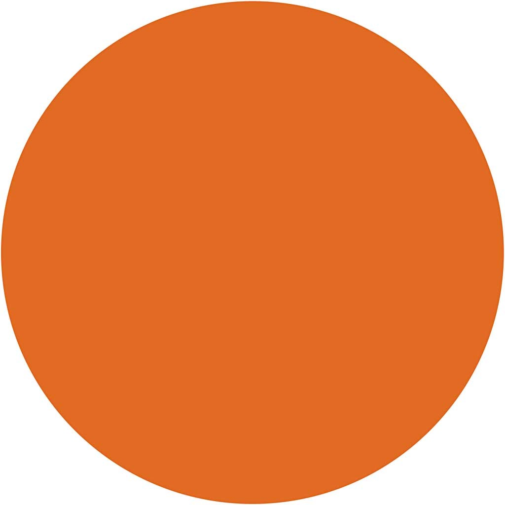 Pittura Acrilia, semi-lucido, semi transparent, arancio, 500 ml/ 1 bott. [HOB-35412]