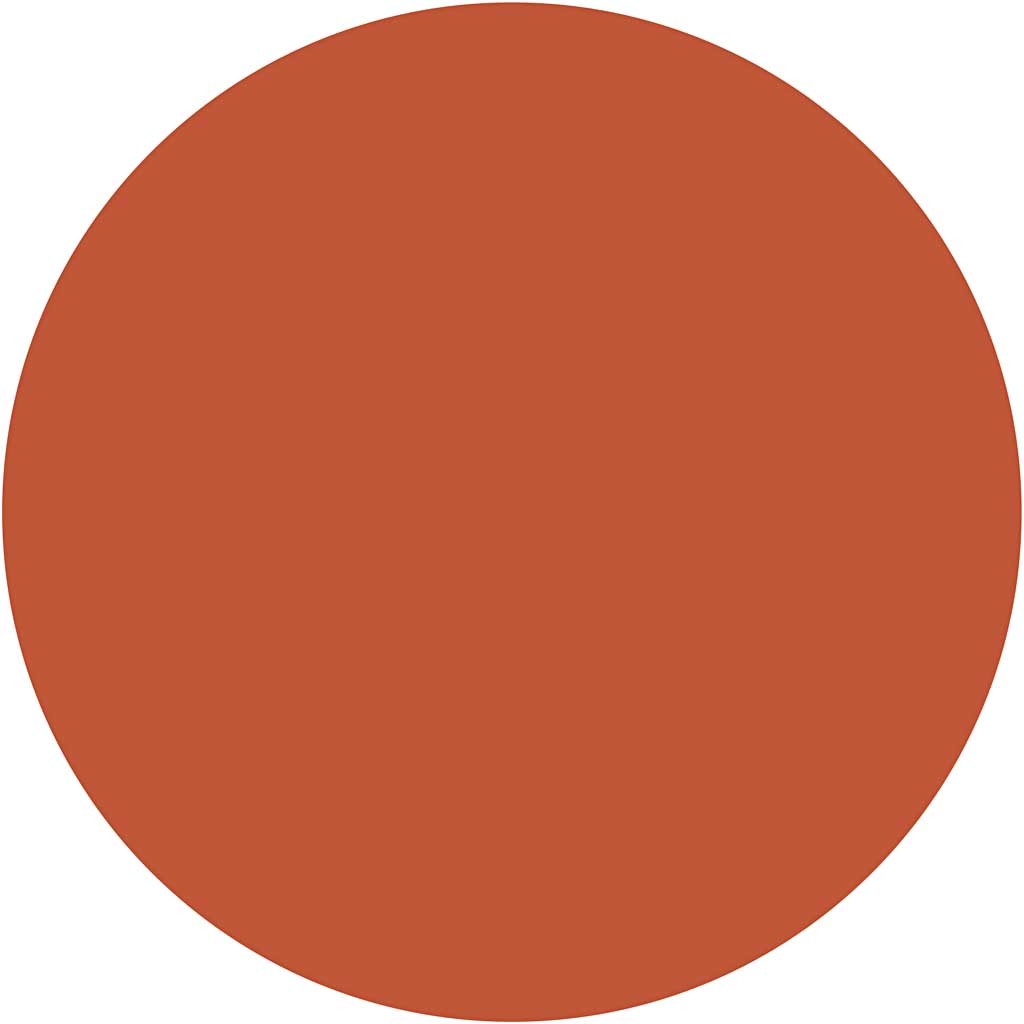 Peinture Acrylique, semi-brillant, semi transparent, burnt sienna, 500 ml/ 1 flacon [HOB-35418]