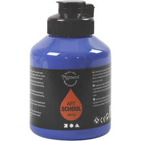 Acrylfarben, Mattglänzend, Deckend, Ultramarinblau, 500 ml/ 1 Fl. [HOB-35424]