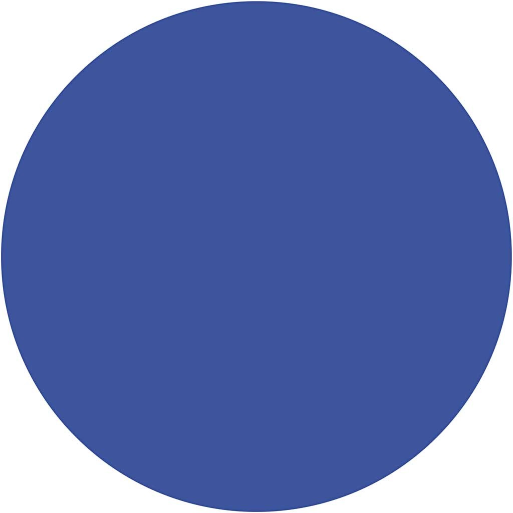 Peinture Acrylique, semi-brillant, opaque, ultra marine, 500 ml/ 1 flacon [HOB-35424]