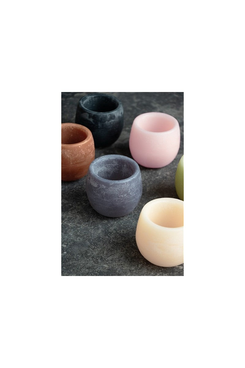 Aromaschale Weiß Zimt Duft Ø9x8 cm (6 Stück) [IFS-36211]