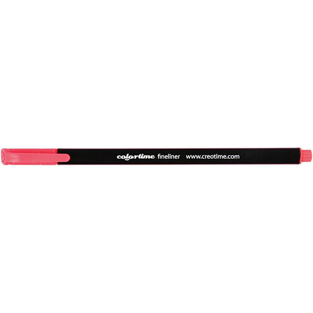 Pennarelli Fineliner Colortime, ampiezza tratto 0,6-0,7 mm, rosa, 12 pz/ 1 conf. [HOB-373639]