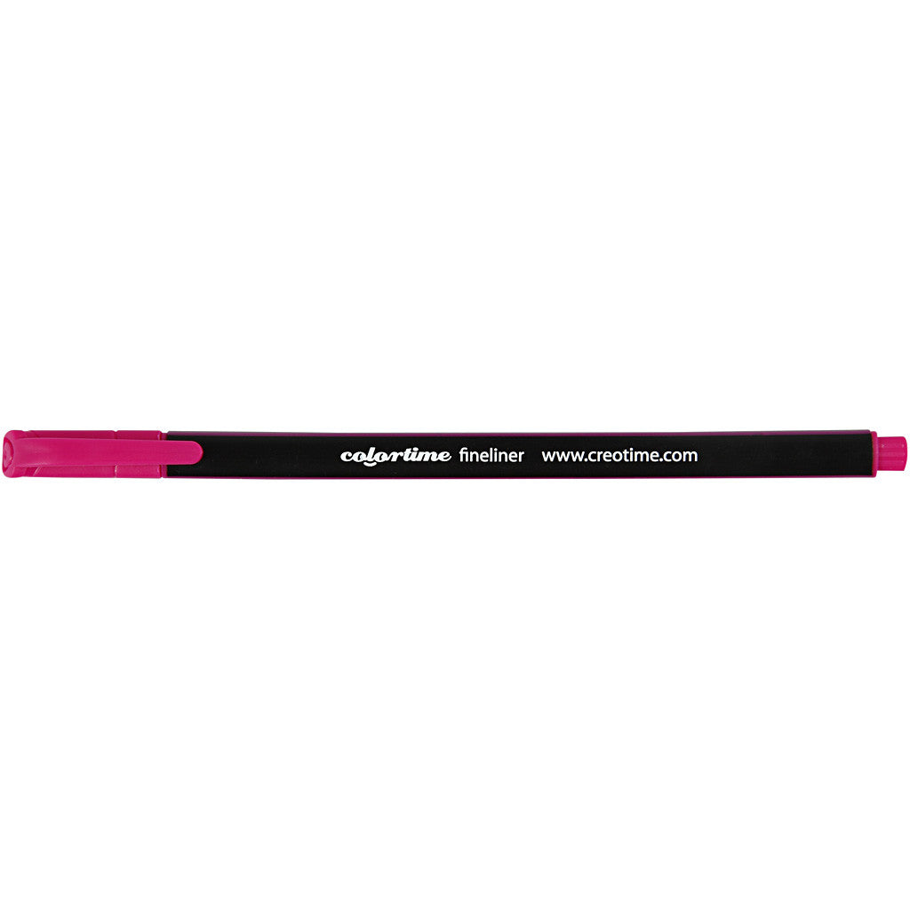 Pennarelli Fineliner Colortime, ampiezza tratto 0,6-0,7 mm, ciclamino, 12 pz/ 1 conf. [HOB-373641]